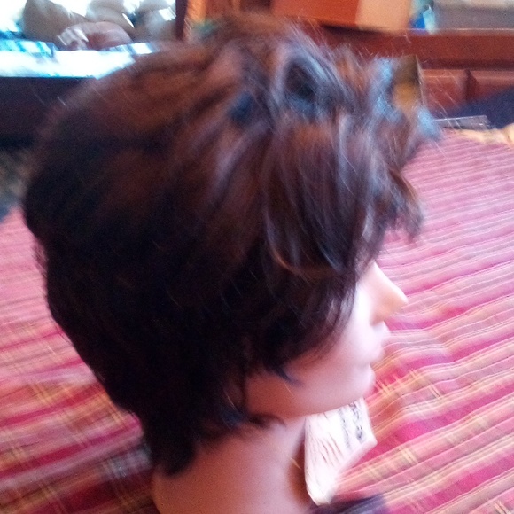 New CHADE Born Free Dark Brown 100% Synthetic Hair - Picture 4 of 11